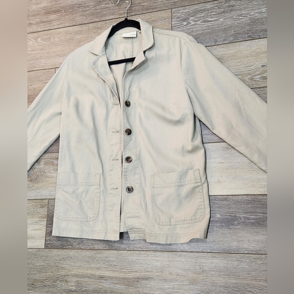 Appleseed's Beige Button-Up Jacket Size Small - Picture 4 of 9